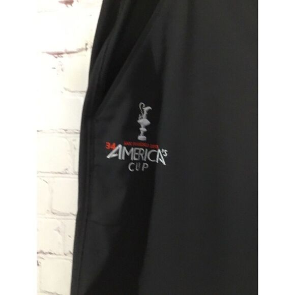 Puma Mens 30 Golf Pants Flat Front  Black Polyester Blend W30 L32 34America Cup - Picture 4 of 10